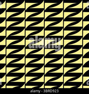 Dynamische, fließende Wellen abstrakter Geometrie erzeugen ein faszinierendes und modernes Bild. Stock Vektor