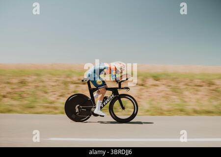 2025 Tour de France Bildnachweis: PelotonPix / Dave Dodge Photography Stockfoto