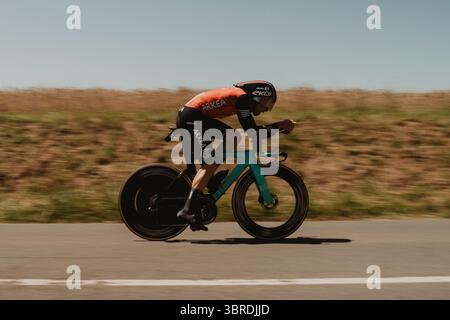 2025 Tour de France Bildnachweis: PelotonPix / Dave Dodge Photography Stockfoto
