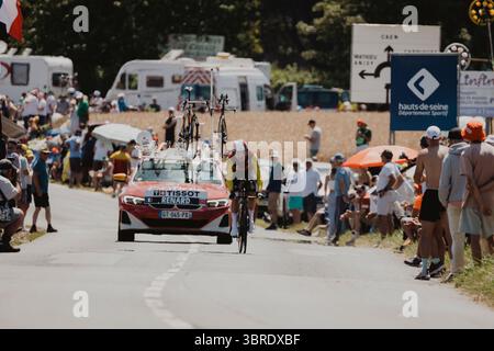 2025 Tour de France Bildnachweis: PelotonPix / Dave Dodge Photography Stockfoto