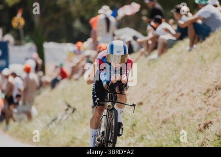 2025 Tour de France Bildnachweis: PelotonPix / Dave Dodge Photography Stockfoto