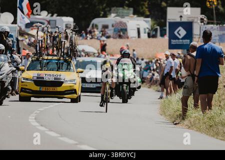 2025 Tour de France Bildnachweis: PelotonPix / Dave Dodge Photography Stockfoto