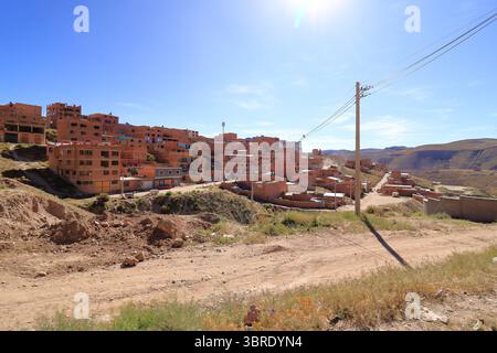 Der Blick über Potosi in Bolivien Stockfoto