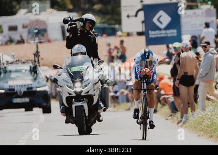 2025 Tour de France Bildnachweis: PelotonPix / Dave Dodge Photography Stockfoto