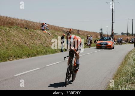 2025 Tour de France Bildnachweis: PelotonPix / Dave Dodge Photography Stockfoto