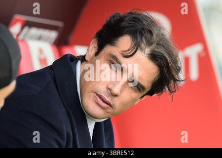 Monza, Italien. März 2023. Foto Claudio Grassi/LaPresse 4 Marzo 2023 - Monza, Italia - Sport, calcio - Monza vs Empoli - Campionato italiano di calcio Serie A TIM 2022/2023 - U-Power Stadion. Nella Foto: Francois Modesto (direttore tecnico Monza) 4. März 2023 - Monza, Italien - Sport, Fußball - AC Monza vs Empoli FC - italienische Serie A TIM Fußballmeisterschaft 2022/2023 - U-Power Stadion. Auf dem Bild: Francois Modesto (direttore tecnico Monza) Credit: LaPresse/Alamy Live News Stockfoto