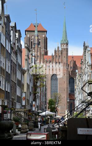 Marienkirche - Bazylika Mariacka, Danzig, Pommern, Polen, Europa Stockfoto