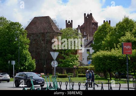 Basilika St. Nikolaus, Danzig, Pommern, Polen, Europa Stockfoto