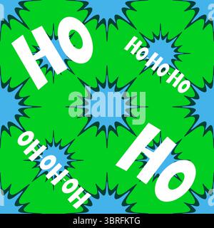 Winter nahtloses Muster Weihnachtslachen für Stoffe und Textilien, Bettwäsche und Verpackungen Stockfoto