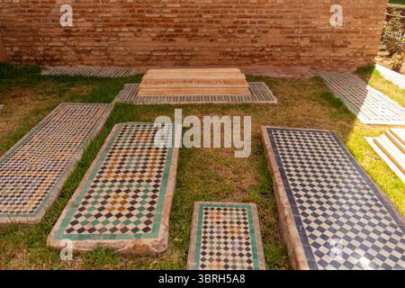 Denkmal der Saadiangräber in Marrakesch Stockfoto