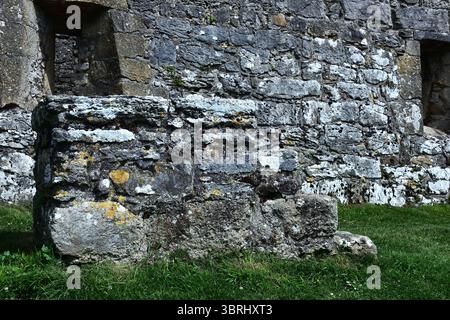 Alte Stufen, die den Pferdeblock bilden Stockfoto