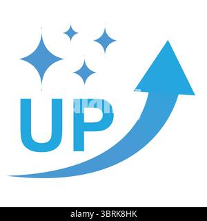 Pfeil Mit Wachstumskonzept - Wachstumsdiagramm Konzept Stock Vektor