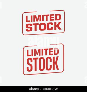 Design Mit Begrenztem Lagerbestand – Stempeldesign Stock Vektor