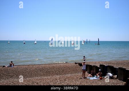 bexhill-on-Sea Seaside Town, East sussex, uk Stockfoto
