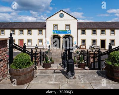 Eintritt zum preisgekrönten Beamish Museum in County Durham, Großbritannien Stockfoto