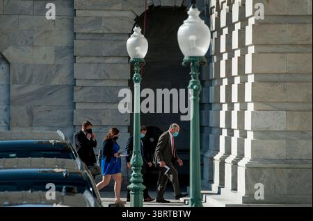 22. September 2020, Washington, District of Columbia, USA: US-Senator Chuck Grassley (Republikaner von Iowa), kommt am Dienstag, 22. September 2020 im US-Kapitol in Washington, DC. (Bild: © Rod Lamkey - CNP/CNP via ZUMA Wire) Stockfoto