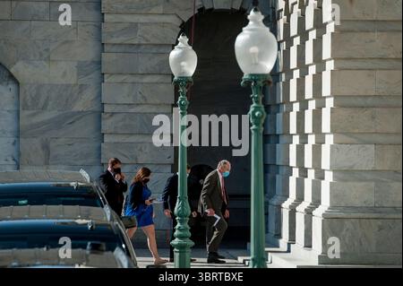 22. September 2020, Washington, District of Columbia, USA: US-Senator Chuck Grassley (Republikaner von Iowa), kommt am Dienstag, 22. September 2020 im US-Kapitol in Washington, DC. (Bild: © Rod Lamkey - CNP/CNP via ZUMA Wire) Stockfoto