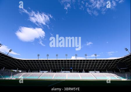 LJUBLJANA, SLOWENIEN - 10. JULI 2025: Stsdium - das Spiel UEFA Europa League FC Shakhtar Donetsk gegen Ilves im Stadion Stozice. Stockfoto