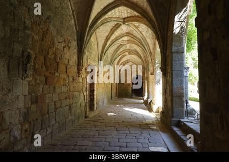 Fontfroide Abbey, Zisterzienserabtei, Stadt Narbonne, Departement Aude, Frankreich Stockfoto