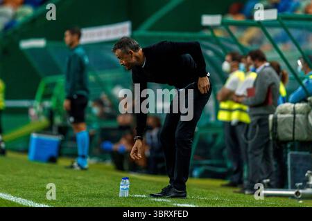 7. Oktober 2020, Lisboa, Portugal: Luis Enrique von Spanien während des Internationalen Freundschaftsspiels zwischen Portugal und Spanien im Jose Alvalade Stadion am 7. Oktober 2020 in Lissabon Portugal (Bild: © Indira/DAX via ZUMA Wire) Stockfoto
