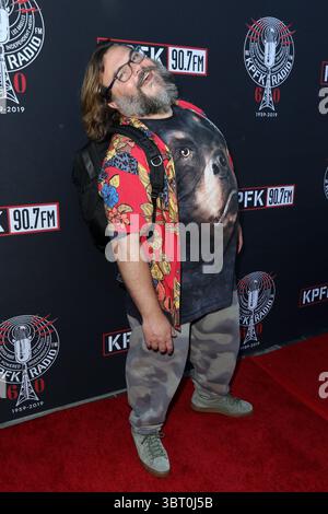 September 2019, Los Angeles, Kalifornien, Vereinigte Staaten: „KPFK 60th Anniversary Gala“ im Skirball Cultural Center in Los Angeles am 7. September 2019..mit Jack Black.Wo: Los Angeles, Kalifornien, Vereinigte Staaten.Wann: 08 Sep 2019.Credit: >..**NUR VERFÜGBAR FÜR DIE USA* (Credit Image: © SDB/WENN via ZUMA Press) Stockfoto
