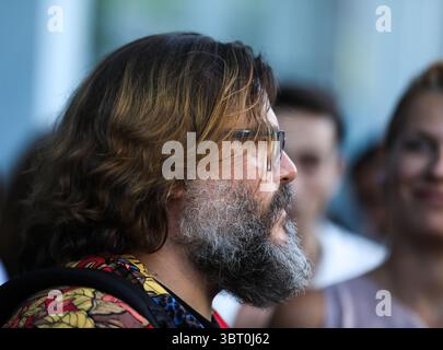 September 2019, Los Angeles, Kalifornien, Vereinigte Staaten: „KPFK 60th Anniversary Gala“ im Skirball Cultural Center in Los Angeles am 7. September 2019..mit Jack Black.Wo: Los Angeles, Kalifornien, Vereinigte Staaten.Wann: 08 Sep 2019.Credit: >..**NUR VERFÜGBAR FÜR DIE USA* (Credit Image: © SDB/WENN via ZUMA Press) Stockfoto