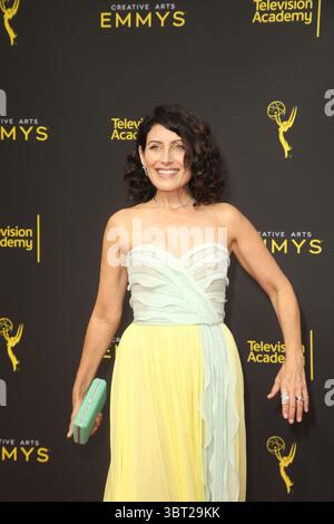 15. September 2019, La, USA: Lisa Edelstein kommt am 15. September 2019 in Los Angeles, USA bei den 71. Annual Primetime Creative Arts Emmy Awards am 2. Tag im Microsoft Theater an (Credit Image: © Famous/Ace Pictures via ZUMA Press) Stockfoto
