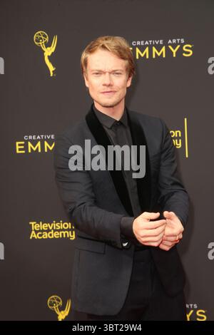 15. September 2019, La, Vereinigte Staaten von Amerika: Alfie Allen kommt am 15. September 2019 bei den 71. Annual Primetime Creative Arts Emmy Awards am 2. Tag im Microsoft Theater in Los Angeles, USA (Credit Image: © Famous/Ace Pictures via ZUMA Press) Stockfoto