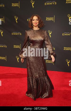 15. September 2019, La, USA: Maya Rudolph kommt am 15. September 2019 im Microsoft Theater in Los Angeles, USA bei den 71. Annual Primetime Creative Arts Emmy Awards, Tag 2, an (Credit Image: © Famous/Ace Pictures via ZUMA Press) Stockfoto