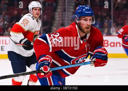 19. September 2019: Sehen Sie sich Montreal Canadiens Right Wing Dale Weise (22) während der Florida Panthers bei Montreal Canadiens Preseason Game im Bell Centre in Montreal, Quebec an. David Kirouac/CSM(Credit Image: &Copy; David Kirouac/CSM via ZUMA Wire) Stockfoto