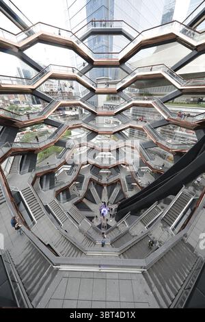 28. August 2019: Das Schiff befindet sich zwischen der 30th und 34th Street und der 10th und 11th Avenue, im Herzen von Hudson Yards, dem neuen Viertel von Manhattan (Credit Image: © Memo Garcia / Vwpics/VW Pics Via ZUMA Wire) Stockfoto