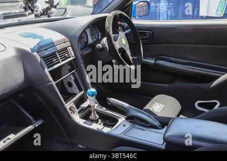 Red Bull Ring, 29. Juni 2025. Formel 1 MSC Cruises großer Preis von Österreich 2025. Abbildung: Innenraum des ursprünglichen Nissan Skyline R34 GT-R aus dem Jahr 1999 aus dem Film Fast & Furious (Fast & Furious 4) bei der Legends Parade. Es wurde von Paul Walker selbst in den Actionszenen des Films © Piotr Zajac/Alamy Live News gesteuert Stockfoto
