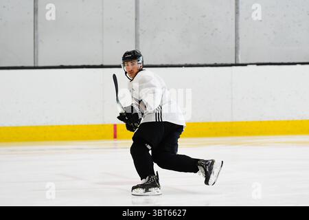 1. Oktober 2019: Brad Marchand (63) nimmt am Boston Bruins Training in der Warrior Ice Arena in Boston Teil. Eric Canha/CSM(Kreditbild: &Copy; Eric Canha/CSM via ZUMA Wire) Stockfoto