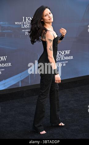 Los Angeles, USA. Juli 2025. Gabbriette kam am 14. Juli 2025 zur Premiere von „I Know What You Did Last Summer“ im United Theatre am Broadway in Los Angeles, Kalifornien © Starbuck/ Credit: AFF/Alamy Live News Stockfoto