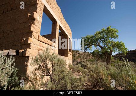 30. Mai 2007, Sego, Utah, Vereinigte Staaten: Die Geisterstadt Sego wurde 1910 als Kohlebergbaustadt im Sego Canyon gegründet, um die Eisenbahn bei Thompson Springs, fünf Meilen (8 km) in der Schlucht, zu versorgen. (Kreditbild: © Jon G. Fuller, Jr/VW Bilder via ZUMA Wire) Stockfoto