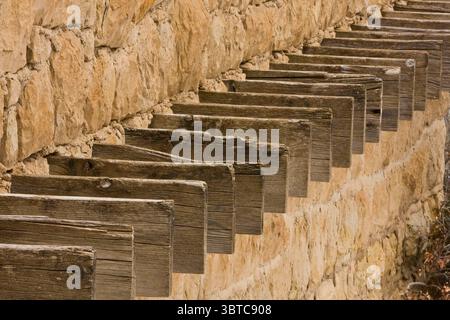 5. Januar 2008, Sego, Utah, Vereinigte Staaten: Die Geisterstadt Sego wurde 1910 als Kohlebergbaustadt im Sego Canyon, Utah, gegründet, um die Eisenbahn in Thompson Springs, fünf Meilen (8 km) unterhalb des Canyons, mit Kohle zu versorgen. (Kreditbild: © Jon G. Fuller, Jr/VW Bilder via ZUMA Wire) Stockfoto