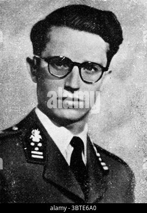 Ein Führer zum Fort von Loncin zum Gedenken an die Toten. 1914 S M Baudouin Stockfoto