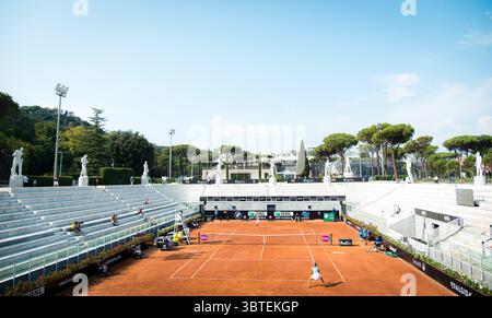 15. September 2020, Rom, ITALIEN: Ambiente während der ersten Runde beim Internazionali BNL d'Italia WTA Premier 5 Tennisturnier 2020 (Foto: © Rob Prange/AFP7 Via ZUMA Wire) Stockfoto