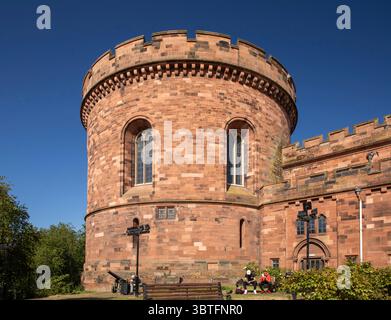 Großbritannien, England, Cumbria, Carlisle, Botcher Gate, Östliche Zitadelle Stockfoto