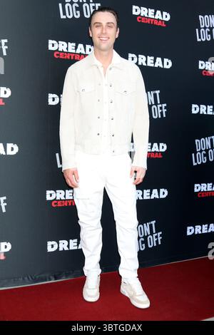 Glendale, USA. Juli 2025. LOS ANGELES - 12. JUL: Sterling Beaumon bei der Don't Log Off Special Screening im Laemmle Glendale am 12. Juli 2025 in Glendale, KALIFORNIEN (Foto: Katrina Jordan/SIPA USA) Credit: SIPA USA/Alamy Live News Stockfoto