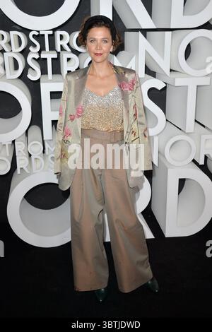22. Oktober 2019, New York, NY, USA: Maggie Gyllenhaal nimmt am 22. Oktober 2019 an der Eröffnungsparty des Nordstrom Flagship Stores in New York Teil. (Foto: © Kristin Callahan/Ace Pictures via ZUMA Press) Stockfoto