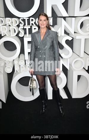22. Oktober 2019, New York, NY, USA: Brooke Shields nehmen an der Eröffnungsparty des Nordstrom Flagship Stores am 22. Oktober 2019 in New York Teil. (Foto: © Kristin Callahan/Ace Pictures via ZUMA Press) Stockfoto