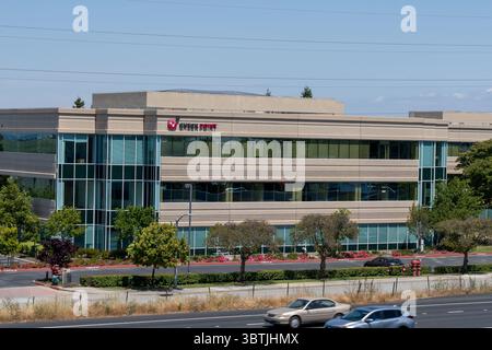 Check Point USA Hauptquartier am Oracle Parkway in Redwood City, Kalifornien. Stockfoto