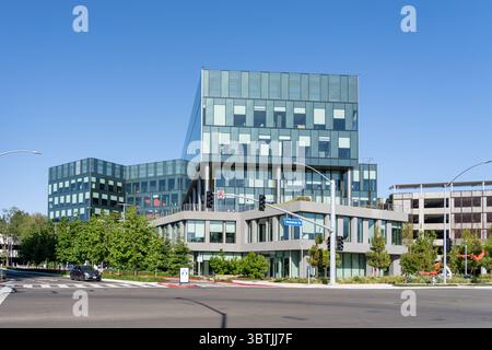 LinkedIn Hauptsitz am South Bay Campus in Mountain View, Kalifornien, USA Stockfoto