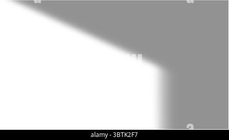 Schatten von Fenstern, Öffnungen und tropischen Pflanzen. Hochwertige Schatten. Vektorabbildung Ai- und EPS-Datei. Stock Vektor