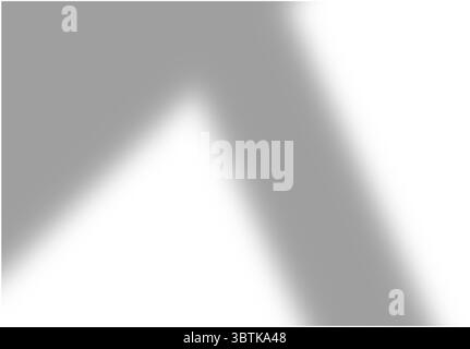 Schatten von Fenstern, Öffnungen und tropischen Pflanzen. Hochwertige Schatten. Vektorabbildung Ai- und EPS-Datei. Stock Vektor