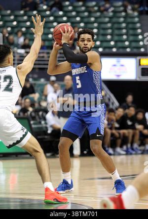 30. Oktober 2019 - Chaminade Silverswords Wächter Tyler Cartaino #13 ...