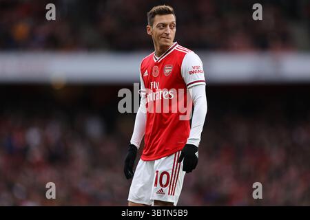 2. November 2019, London, Vereinigtes Königreich: Mesut Ozil aus Arsenal wurde während des Premier League-Spiels zwischen Arsenal FC und Wolverhampton Wanderers Emirates Stadium gesehen. (Credit Image: © Richard Calver/SOPA Images via ZUMA Wire) Stockfoto
