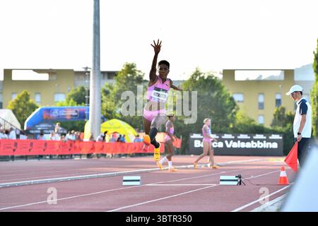Brescia, Italien. Juli 2025. RICKETTS Shanieka (JAM) während des Grand Prix di Brescia, internationales Leichtathletikspiel in Brescia, Italien, 15. Juli 2025 Credit: Independent Photo Agency/Alamy Live News Stockfoto