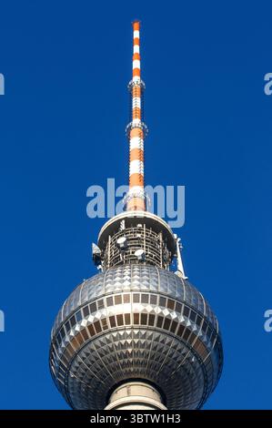 23. September 2010, Berlin, Brandenburg, Deutschland: Fernsehturm berlin, mit 368 Metern das höchste Gebäude Deutschlands, Berlin, Deutschland, Europa (Bild: © Sergi ReboredoZUMA Wire) Stockfoto